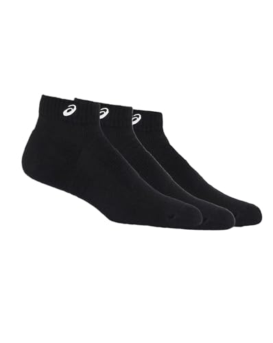 [アシックス] トレーニングソックス3033C203 3P SOCKS 10 ユニセックス大人 002 ブラック×ホワイト M