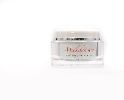 Meekskincare microdermabrasion scrub 60ml.lightly scented scrub, get free sample of blemish solution when purchase.