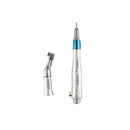 DENTASOP neumático conjunto escalador con tres cabezas de trabajo, con la manija de baja velocidad y la pieza de mano dental de alta velocidad(2 agujeros)
