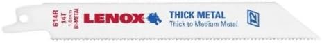 Lenox 20565-S614R 6" 14 TPI Metal Reciprocating Blades