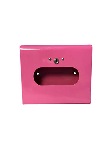 Sanitary Napkin & Tampon Disposal Bag Dispenser -Box Format, Pink, 10 Units