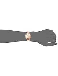 Anne Klein AK   2626rgrg de la mujer Reloj con brazalete abierto con esfera de oro rosa y tono abierto