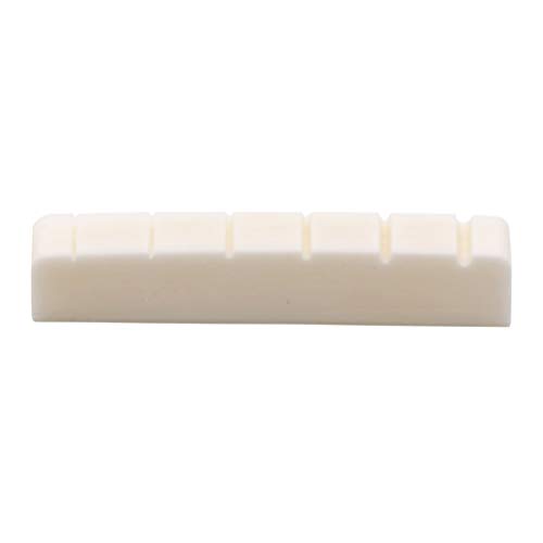 DISENS 6 String Electric Guitar Nut Slotted Bone Nuts Flat Bottom for