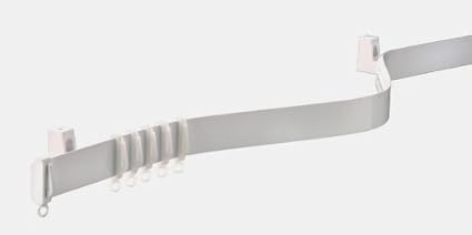 Streamline Alu White Aluminium Flexible Curtain Track Ideal For