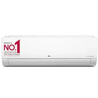 LG 1.5 Ton 4 Star DUAL Inverter Split AC (Copper, Super Convertible 5-in-1 Cooling, HD Filter with Anti-Virus Protection, 2022 Model, PS-Q19RNYE, White)