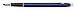 Cross Classic Century Translucent Blue Lacquer Fountain Pen with Chrome Appointments and Stainless Steel Fine Nib (AT0086-112FS)