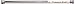 Carnation Home Fashions, Inc Stall 23 40-Inch Adjustable Shower Curtain Tension Rod, Chrome primary