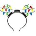 Disney Parks Mickey Mouse Holiday Animated Glow Light-up Ears Headband