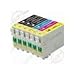 Generic Compatible Ink Cartridges Replacement for Epson 69,T069 (Black, Cyan, Magenta, Yellow, 4-Pack)