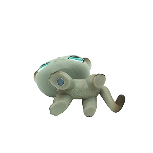 LPSMINPET Rare Mini Pet Toys Short Hair Cat Gray Egyptian Cat Blue Eyes