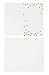 Best Paper Greetings 100 Wedding Table Place Cards with Gold Foil Polka Dot Design for Reserved Seating, Birthday, Banquet, and Events - Placecards for Table