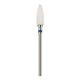 Docooler Ceramic Flame Bit Medium Electric Nail Drill Bit 3/32'' for Nail Art Machine Nail Art Salon Tool (Type 2)