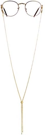 18K Gold Plated Lariat Adjustable Eyeglass Chains
