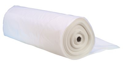 Husky Plastic Poly Roll Drop Cloth Floor Protection, 9 x 12-Inch, 2 Mil; 2-Pack