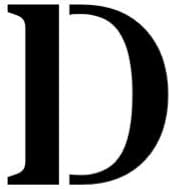 24x36 Large Letter Stencil from 4 Ply Mat Board-Stardos Font-LetterD
