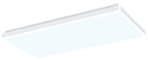 Lighting by AFX MAR432MV Narrow Square Edged Floating Cloud Multi-Volt 4-32 Watt T8, Molded White Acrylic Diffuser