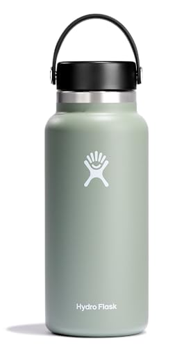 HYDRO FLASK - Trinkflasche 946ml (32oz) - Isolierte Wasserflasche aus Edelstahl - Sportflasche mit auslaufsicherem Flex Cap-Deckel & Gurt - Thermoflas