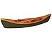 Hand-Crafted Wooden Canoe with Paddles Miniature Replica (1-pc) 7-inch