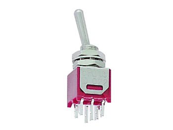 Perel 143828 Interruptor Mini Vertical DPDT