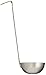 Winco 2-Piece Stainless Steel Ladle with Short Handle, 3-Ounce