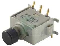NKK SWITCHES G3B25AB-S-YA G3B Series Mini DPDT On-Momentary Gull Wing Surface Mount Pushbutton Switch - 2 item(s)