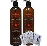Marrakesh Original Shampoo + Conditioner Combo Set with Hemp and Argan Oils, Suitable for Both Men and Women
