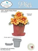 Elizabeth Craft Designs Garden Notes-Potted Die, Metal, Grey, 20.8 x 13.2 x 0.2 cm