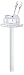 Pura Silicone Straw 1/Pack, Clear (Plastic Free, NonToxic Certified, BPA Free)