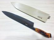 Nenox amber Handle gyuto with Wooden Saya Cover (270MM)