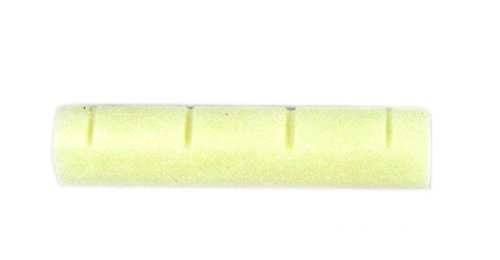 1pc. Bone Nut for Concert Ukulele, Cigar Box Guitar & More (4 string grooves, 1.38-inches long)