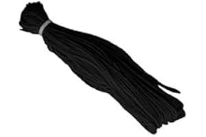Nazariya Pure Cotton Black Thread for Baby Girl Boys Kids Adults (10 Meters)