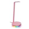 Razer-Base-Station-V2-Chroma-Headset-Stand-WUSB-Hub-Chroma-RGB-Lighting-2X-USB-31-Ports-Non-Slip-Base-Designed-for-Gaming-Headsets-Quartz-Pink Razer Base Station V2 Chroma - Chroma Enabled Headset Stand with 3.1 USB Hub and 7.1 Surround Sound (2 USB 3.1 Ports…