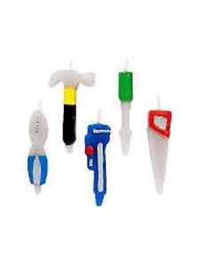 NEW HOME IMPROVEMENT TOOLS TOOL CAKE CANDLE DECORATING SUPPLY BIRTHDAY BOY DAD Jakgrit