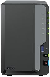 Synology DS224+ 8TB 2 Bay NAS with 2 x 4TB HAT3300 Drives - Ready to Use view 2