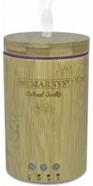 MARNYS Ultrasonic Bamboo Essential Oil Diffuser LED Humidifier 150 ml, Mehrfarbig