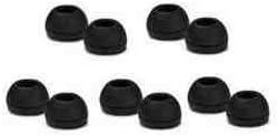 iRay High Quality 10 Medium Replacement Earbuds / Buds Tips For Sennheiser CX300 / CX300 ii / CX400 / CX500, MM50IP, Sony EX71 / EX81 , Phillips, Creative, Sharp, Panasonic, Skullcandy, Sony Ericsson Headsets, Denon, Griffin, ezGears, JBL (BLACK) + Free Shipping
