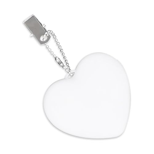 Générique Lot de 2 Lumière de détection Tactile Sac à Main en Forme de Coeur, lampe LED automatique à capteur tactile, veilleuse en forme de cœur, lampe de sac à main Saint-Valentin (1pc)