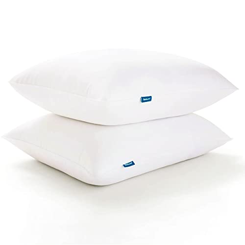 Bedsure Middle Firm Pillows Standard Size Set of 2, Bed Pillows for
