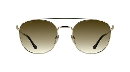 Lacoste Occhiali da Sole Uomo L281S - Oro con Lente Marrone Chiaro Sfumato