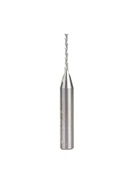 Amana Tool 46403 SC - Fresa de espiral (1 16 D x 1 2 CH x 1 4 SHK x 2 pulgadas)