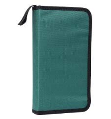 Dvd Case - 80 Disc Cd Dvd Carry Case Wallet Storage Cds Organizer Holder Bag Hard Box Blue Red Black Green - Optical Changer Book Chevy Rack Duplicator Portable Laptop Sleeves Holder Comb - Thumbnail 6
