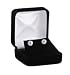 4 Black Flocked Earring Gift Boxes Jewelry Box