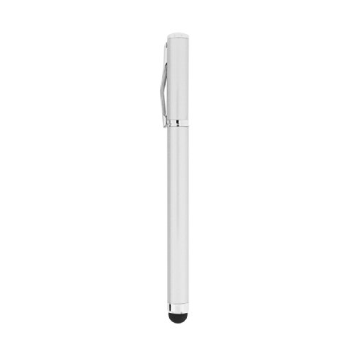Precision TouchTM Pro Ballpoint Stylus Touch Pen for iPad Air/2/3/4, iPhone 4/5/6/6 Plus, Galaxy S6/S6 Edge/S5/S4/S3, Galaxy Tab, Kindle Fire, Nexus (Silver)