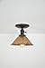 Ceiling Mounted Unfinished Copper Light Fixture 8