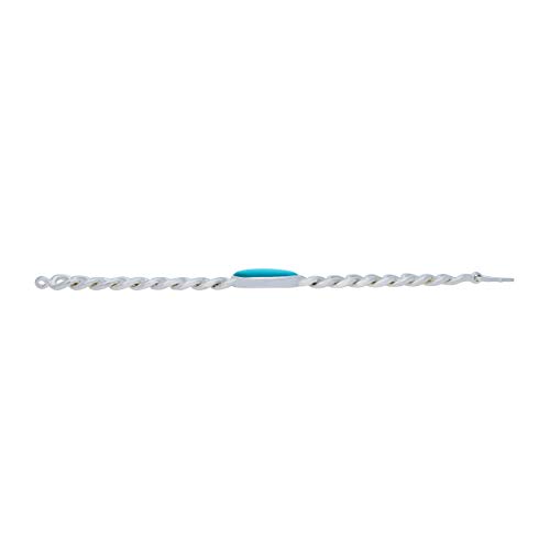 Jewelkaricom-Salman-Khan-Being-Human-Bracelet-Silver-Plated-and-Turquoise-Strand-Bracelet-for-Men-Silver