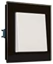 OPUS® 55 Button Complete Device Frame Fusion, Colour Polar White/Black - Image 5