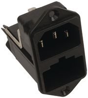 SCHURTER 4303.0001 POWER ENTRY MODULE, PLUG, 15A (1 piece)