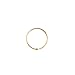HONEYCAT 24k Gold Plated Tiny Circle Ring | Madewell, Minimalist, Delicate Jewelry, Celebrity Style
