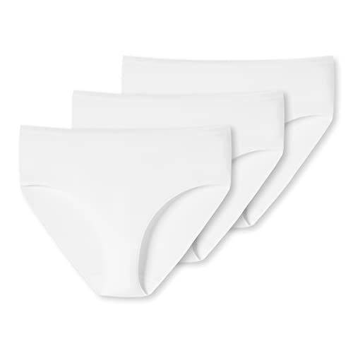 Schiesser 3 Pack Slip Midi Ropa Interior, 3 Blancos, 3XL (Pack de 3) para Mujer