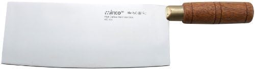 Winco US - Blade Chinese Cleaver with Wooden Handle, (3-1/2-Inches), (Set of 6)